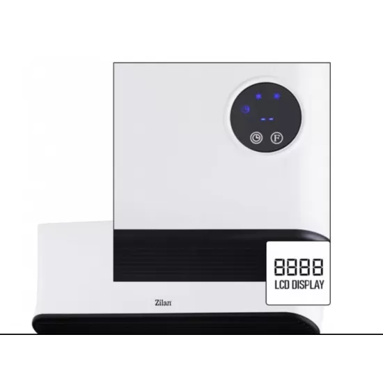 Aeroterma de perete Zilan ZLN5626 Alba, putere 2200W, ecran LED, detector de ferestre deschise Aeroterma de perete Zilan ZLN5626 Alba, putere 2200W, ecran LED, detector de ferestre deschise