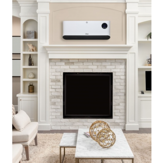Aeroterma de perete Zilan ZLN5626 Alba, putere 2200W, ecran LED, detector de ferestre deschise
