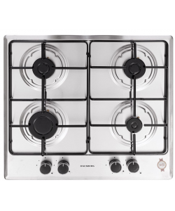 Plita incorporabila Hausberg HB 555, Gaz, 4 arzatoare, Sistem siguranta, Inox