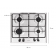 Plita incorporabila Hausberg HB 555, Gaz, 4 arzatoare, Sistem siguranta, Inox