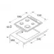 Plita incorporabila Hausberg HB 555, Gaz, 4 arzatoare, Sistem siguranta, Inox Plita incorporabila Hausberg HB 555, Gaz, 4 arzatoare, Sistem siguranta, Inox