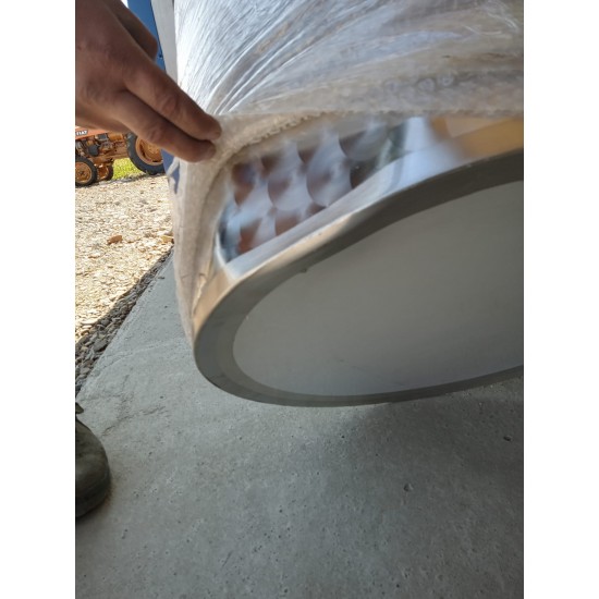 PRODUS RESIGILAT BUTOI DIN INOX ITALIA CU CAPAC FLOTANT BUSONAT 300L