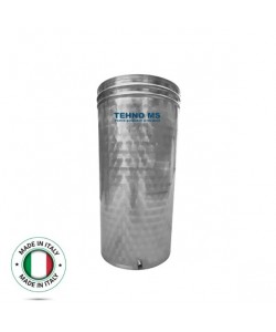 BUTOI DIN INOX ITALIA CU CAPAC FLOTANT BUSONAT 300L