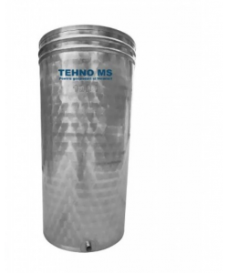  PRODUS RESIGILAT BUTOI DIN INOX ITALIA CU CAPAC FLOTANT BUSONAT 300L