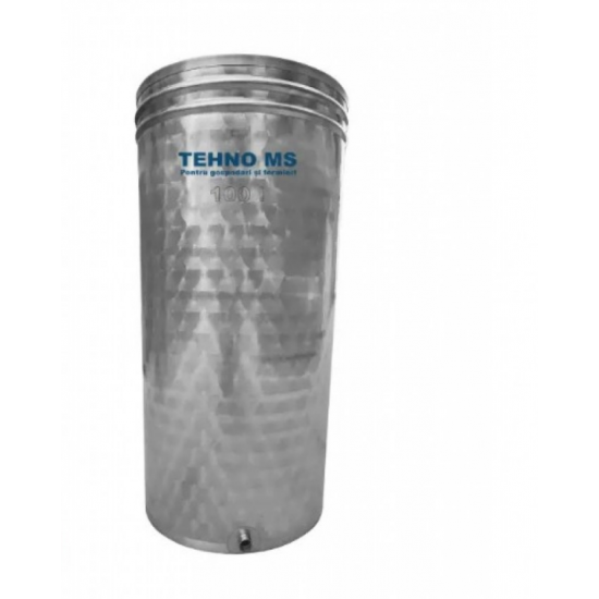 PRODUS RESIGILAT BUTOI DIN INOX ITALIA CU CAPAC FLOTANT BUSONAT 300L