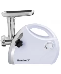 Masina de tocat carne Hausberg HB-3430AB, Inox , 1800 W, motor cupru - Alb Masina de tocat carne Hausberg HB-3430AB, Inox , 1800 W, motor cupru - Alb