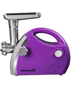 Masina de tocat carne Hausberg HB-3430MV, Inox , 1800 W, motor cupru - Mov Masina de tocat carne Hausberg HB-3430MV, Inox , 1800 W, motor cupru - Mov