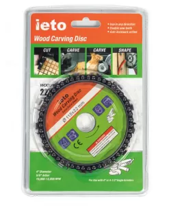 Disc cu lant 110mm pentru polizor unghiular  Disc cu lant 110mm pentru polizor unghiular