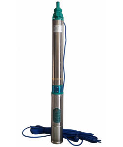 Pompa submersibila de mare adancime, 12 Turbine, cablu 30m inox, corp Inox, 10 m³/h, 160m, Aquamann Premium 4QJD2-60/12-0.75