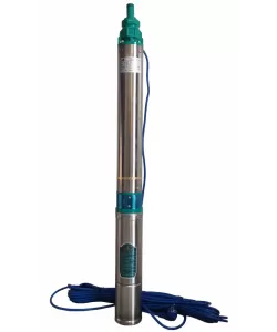 Pompa submersibila de mare adancime, 12 Turbine, cablu 30m inox, corp Inox, 10 m³/h, 160m, Aquamann Premium 4QJD2-60/12-0.75 Pompa submersibila de mare adancime, 12 Turbine, cablu 30m inox, corp Inox, 10 m³/h, 160m, Aquamann Premium 4QJD2-60/12-0.75