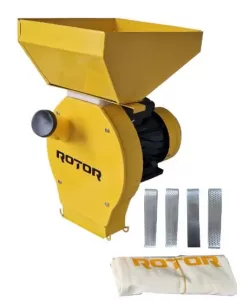 Moara electrica ROTOR, cuva mare , 3.9 KW, 3000 rpm, 200 kg/h  Moara electrica ROTOR, cuva mare , 3.9 KW, 3000 rpm, 200 kg/h