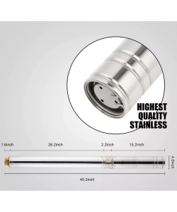 KIT Hidrofor Zinith Italiy  80L cu Pompa submersibila  3STM122, 1.25KW, 100 l/min, inaltime refulare 140m, Sistem complet