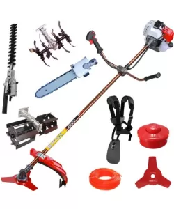 Pachet Motocoasa AKIRA, Cultivator, Prasitoare, Accesoriu tip fierastrau, Accesoriu tuns gard viu, 8CP, accesorii incluse Pachet Motocoasa AKIRA, Cultivator, Prasitoare, Accesoriu tip fierastrau, Accesoriu tuns gard viu, 8CP, accesorii incluse