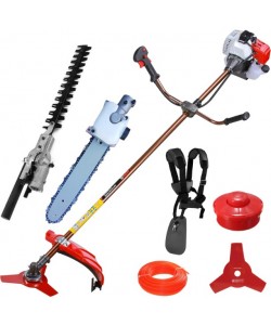 Pachet Motocoasa AKIRA Japan 8CP, Accesoriu tip fierastrau, Accesoriu tuns gard viu, accesorii incluse, Profesionala