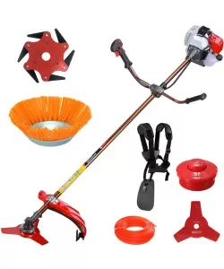 Pachet Motocoasa AKIRA Japan 8CP, Accesoriu tip perie, Disc 6T cu dinti mobili, accesorii incluse, Profesionala Pachet Motocoasa AKIRA Japan 8CP, Accesoriu tip perie, Disc 6T cu dinti mobili, accesorii incluse, Profesionala