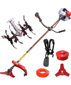 Pachet Motocoasa pe benzina AKIRA Japan, Cultivator, Profesionala, 8CP, 10000RPM, 62CC
