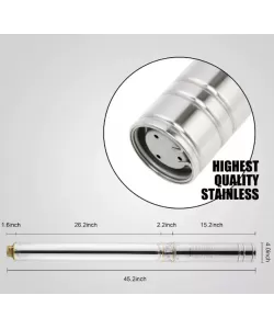 Kit Hidrofor 24L Zinith Italy Inox cu Pompa submersibila 4STM508, 1.65W, 100m, 200 l/min, 1 tol (25mm) , Sistem premium complet Kit Hidrofor 24L Zinith Italy Inox cu Pompa submersibila 4STM508, 1.65W, 100m, 200 l/min, 1 tol (25mm) , Sistem premium complet