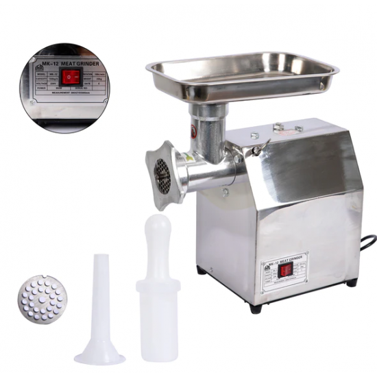 Masina tocat carne electrica profesionala CrafteTec MK-12 250 Kg/h,greutate 22 Kg, contructie inox