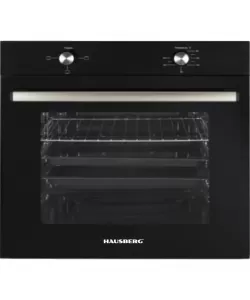 Cuptor incorporabil Hausberg HB-8051NG, Electric, Putere 2000 W, 76 l, 4 Functii, Clasa A, Negru