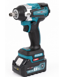 Bormasina de impact si insurubat KraftWorld XGT Brushless, 2 acumulatori,36V, 8 Ah,Cutie transport