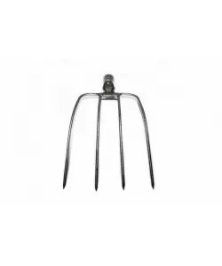 Furca cu 4 coarne din metal Furca cu 4 coarne din metal
