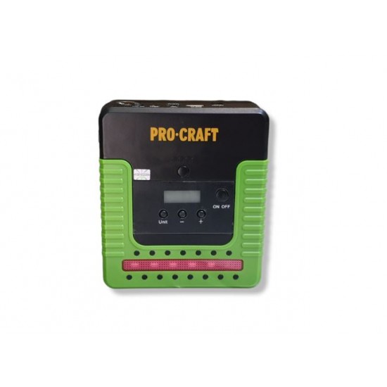 Redresor cu compresor auto portabil PROCRAFT PROCRAFT, 3000mAh 600A 12V