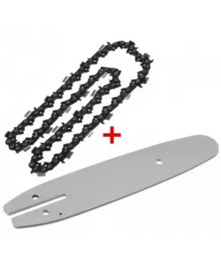 Mini drujba Power cu 2 acumulatori 88V,2 lame,2 lanturi