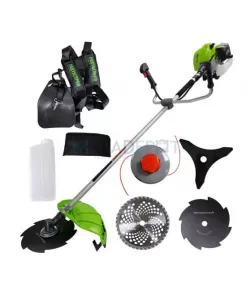 Motocositoare pe benzina PartnerPro DX52E New Generation , 5.5CP, 52CC, 9000RPM, disc 6T dinti mobili, accesoriu matura, tambur cu lant