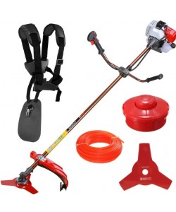 Pachet Motocoasa pe benzina AKIRA Japan, Accesoriu tip fierastrau, Profesionala, 8CP, 10000RPM, 62CC