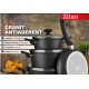 Set de oale Zilan ZLN0942 Negru, cu 9 piese, invelis din marmura si manere fine la atingere