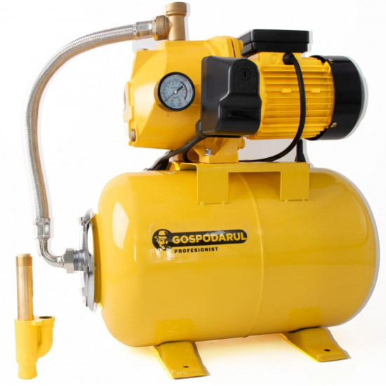 Hidrofor Gospodarul Profesionist 24l , 800W ,Cap Pompa Fonta Cu Ejector (PMP0003.7)