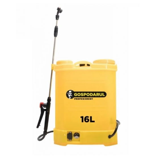 Pompa de stropit Gospodarul Profesionist - capacitate 16L, cu baterie