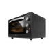 Cuptor electric , Putere 2000W, Capacitate 65L, Geam dublu, Timer, Termostat, 3 trepte putere, interior emailat, Negru  Zilan ZLN2433