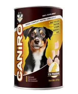 hrana umeda pentru caini, carne de pui, 415 gr Caniro  hrana umeda pentru caini, carne de pui, 415 gr Caniro