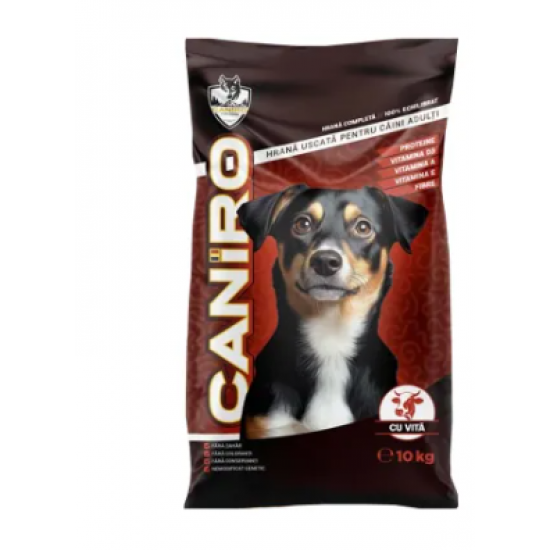 Hrana uscata pentru caini cu vita, 10 kg Caniro