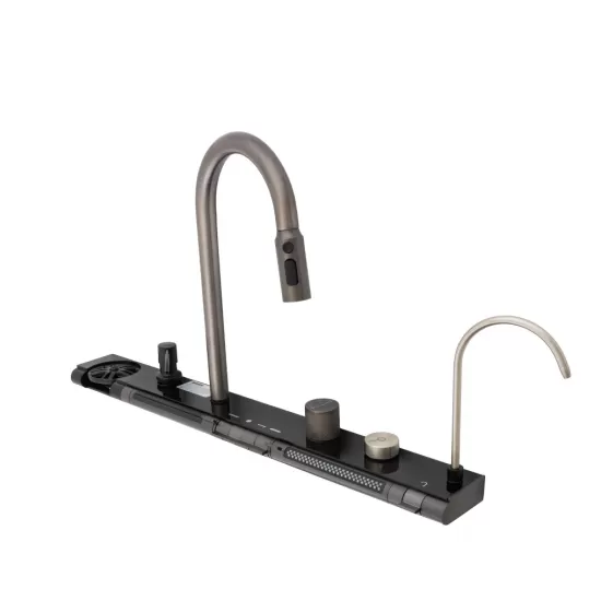 Chiuveta multifunctionala MH7546-SET-07 din inox nano black MIXXUS seria Decor