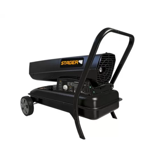 Tun de aer cald Stager PLUS-K220 , ardere directa, 63kW, 230V, motorina, 1300mc