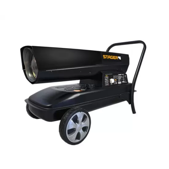 Tun de aer cald Stager PLUS-K220 , ardere directa, 63kW, 230V, motorina, 1300mc