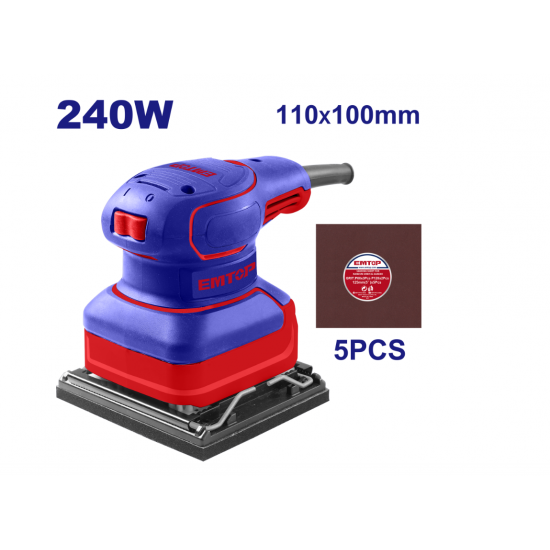 Pachet Fierastrau circular electric 1400W, 185mm + Slefuitor electric cu vibratie, 240W, baza 110x100mm