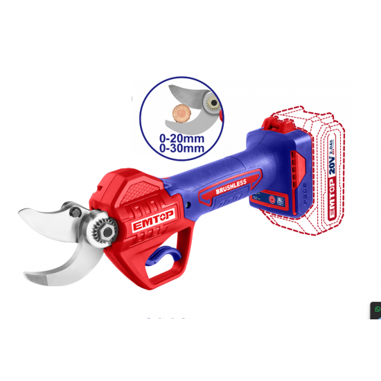 Pachet  Foarfeca electrica pentru vie + Trimmer gard viu + 1 acumulator cu incarcator