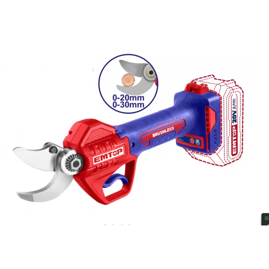 Pachet Foarfeca electrica pentru vie + Trimmer gard viu + 1 acumulator cu incarcator