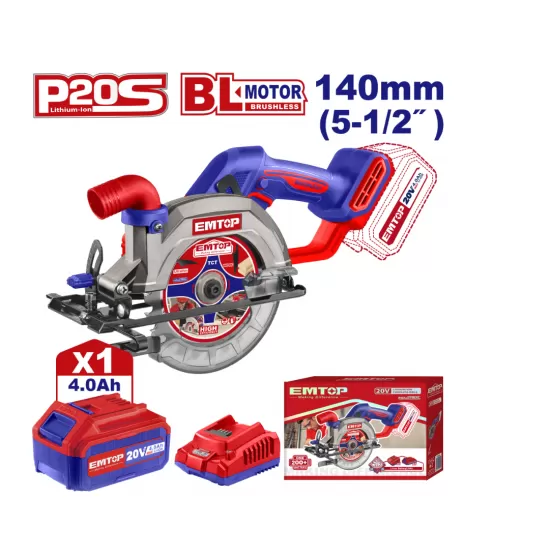 Pachet Fierastrau circular+ Suflanta aer cald (feon) + Ciocan rotopercutor, 26mm, 4 accesorii + 2 acumulatori 4.0AH