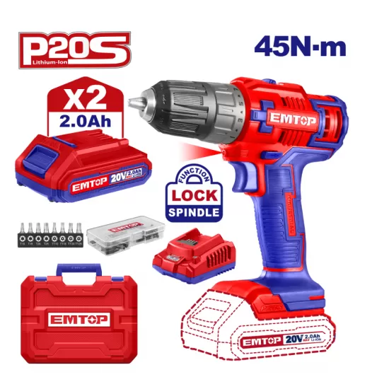Pachet Fierastrau circular, unghi taiere reglabil, 185mm + Masina de gaurit si insurubat + 2 acumulatori 2.0AH + incarcator