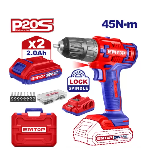 Pachet Mini polizor unghiular, 76mm, 7 discuri incluse + Masina de gaurit si insurubat + 2 acumulatori 2.0AH