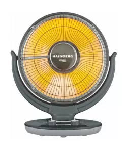 Radiator electric halogen cu ventilator Hausberg HB-8809NG, 1000W, 2 trepte, oscilatie 70°, siguranta rasturnare