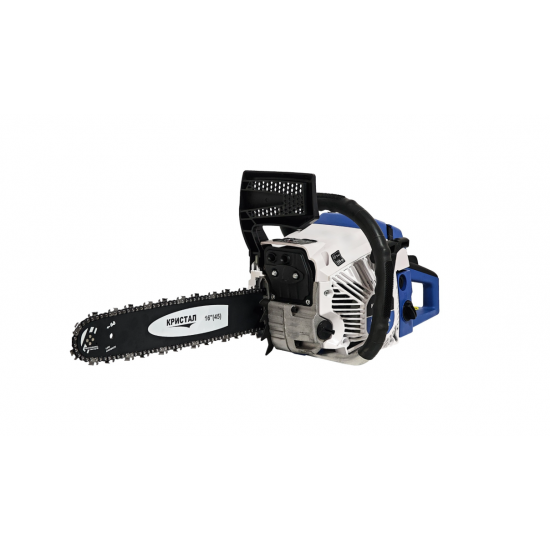 Drujba pe benzina DDT KRISTAL, motor 2 Timpi , 2 lame + 2 lanturi, 7 Cp, 58 cmc, lama 50 cm , demaror din magneziu