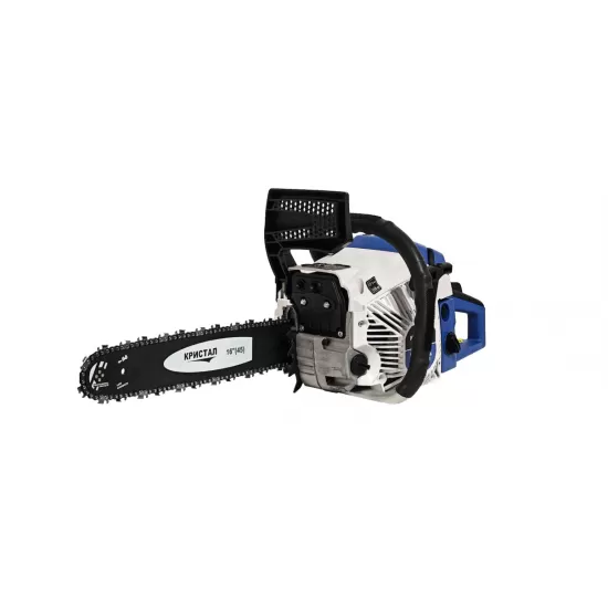 Drujba pe benzina DDT KRISTAL, motor 2 Timpi , 2 lame + 2 lanturi, 7 Cp, 58 cmc, lama 50 cm , demaror din magneziu