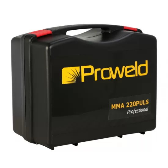 ProWELD MMA 220 Puls Invertor digital sudură 220A, Pulse MMA, TIG Lift, Arc Force, VRD, Electrozi Ø 1.6–5.0mm, Oțel, Inox, Fontă