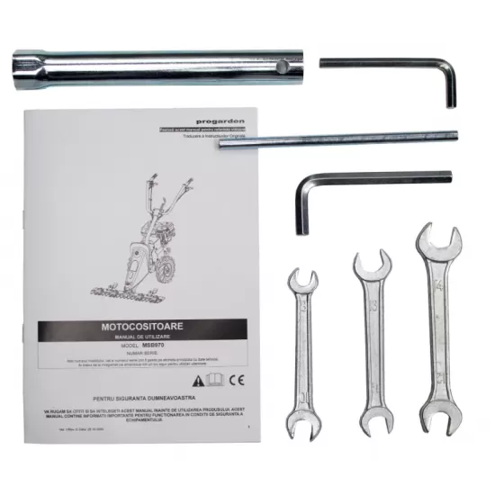 ProGARDEN MSB970 Motocositoare cu bara dubla mobila 97cm, 7.5CP, benzina 4T, 2 viteze