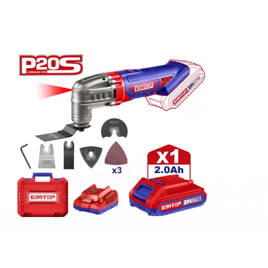 Pachet Instrument multifunctional, 6 viteze, 8 accesorii + Pistol de vopsit cu 800ml + 2 Acumulatori cu incarcator